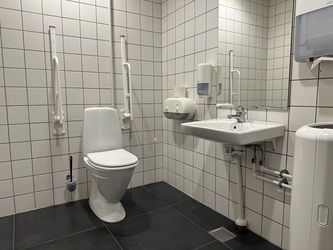 Skandic Kolding - Toilette neben der Rezeption