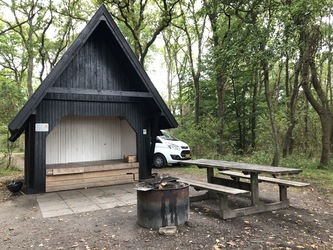 Shelter ved Strandkær Strand